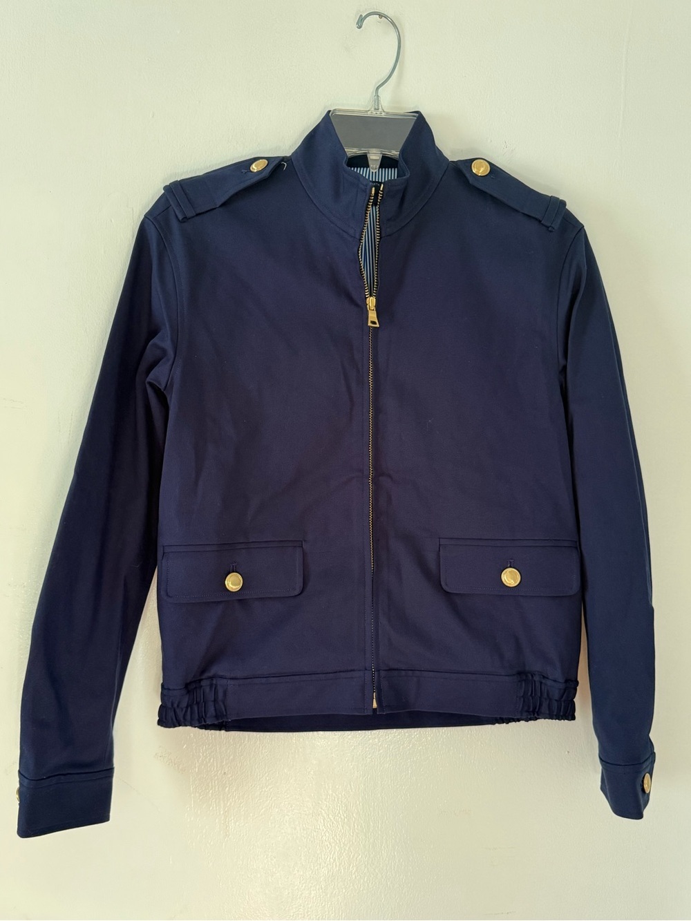 W by Worth Navy Bomber Jacket. Ladies xxs